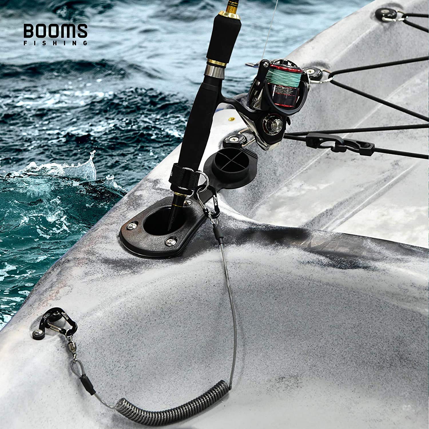 Booms Fishing T02 Heavy-Duty Rod & Paddle Leash