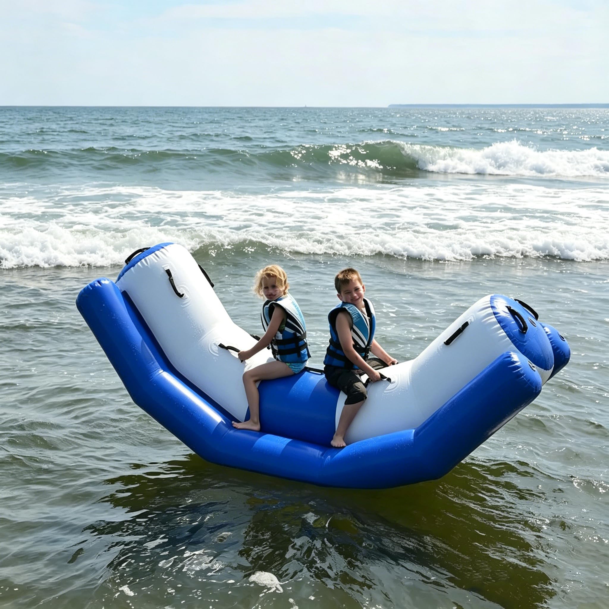 Giant Inflatable Water Seesaw for 2–4 Riders