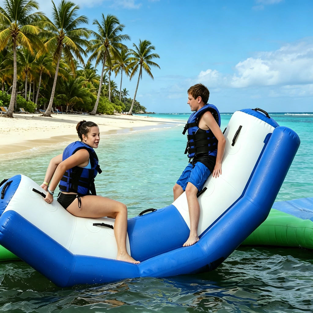 Giant Inflatable Water Seesaw for 2–4 Riders