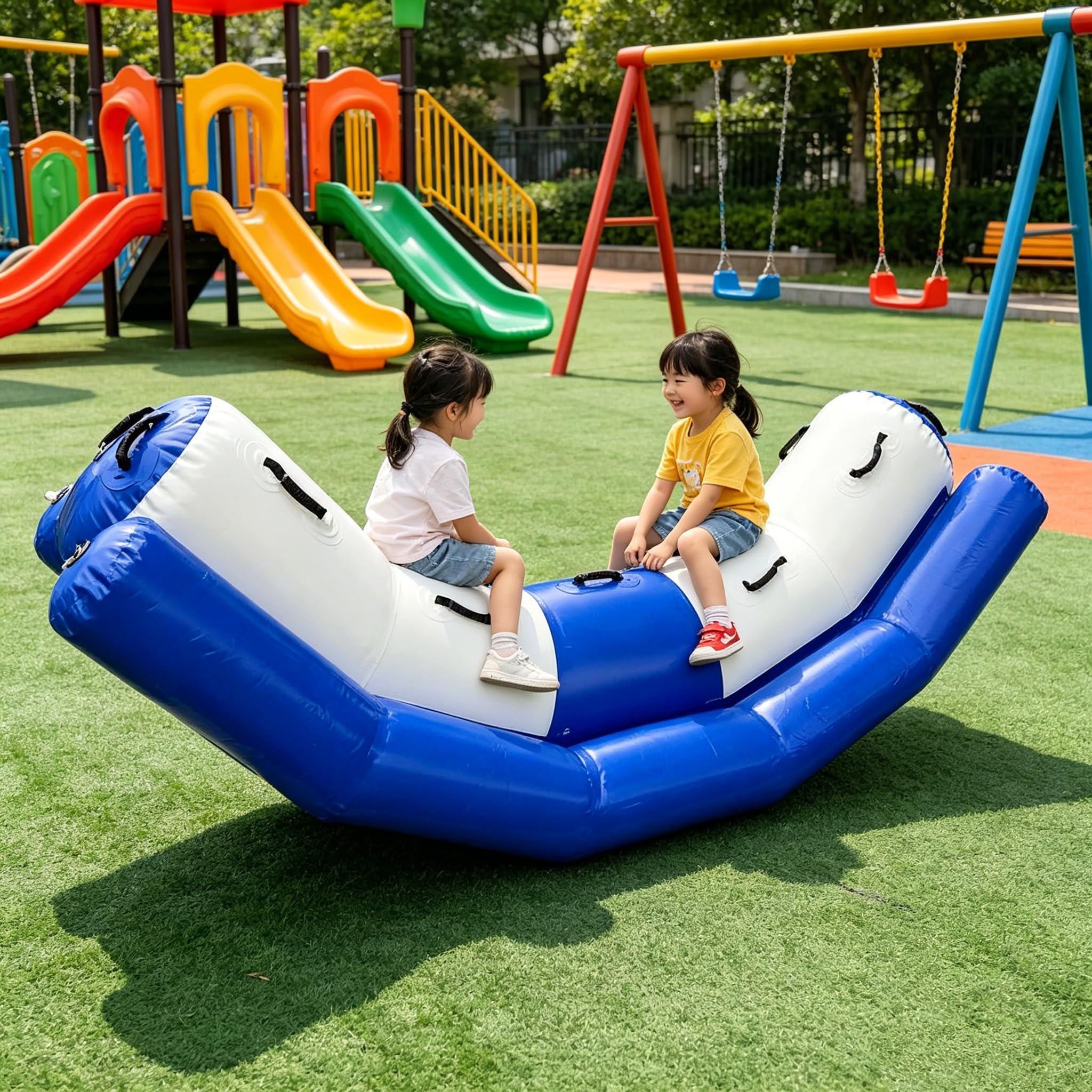 Giant Inflatable Water Seesaw for 2–4 Riders
