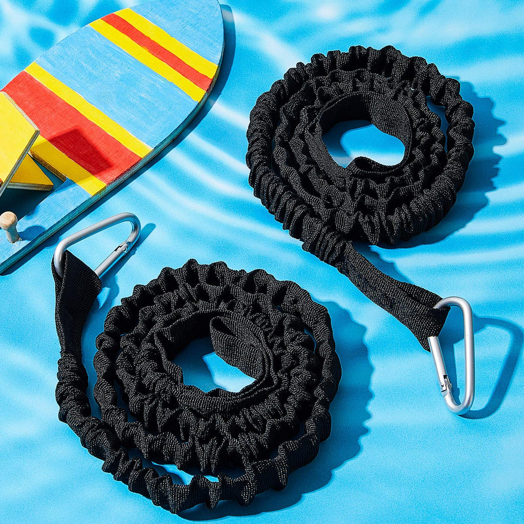 4-Pack Coiled Kayak Paddle & Fishing Rod Leashes