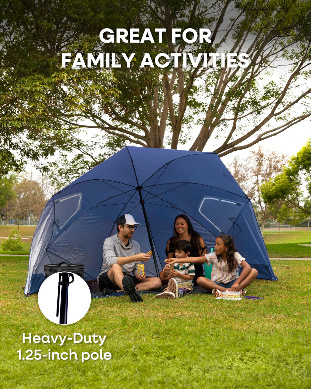 Sport-Brella Premiere UPF 50+ Umbrella Shelter with Panels